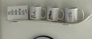Alpine printed mugs
